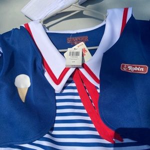 Brand New Scoops Ahoy Stranger Things Robin Costume